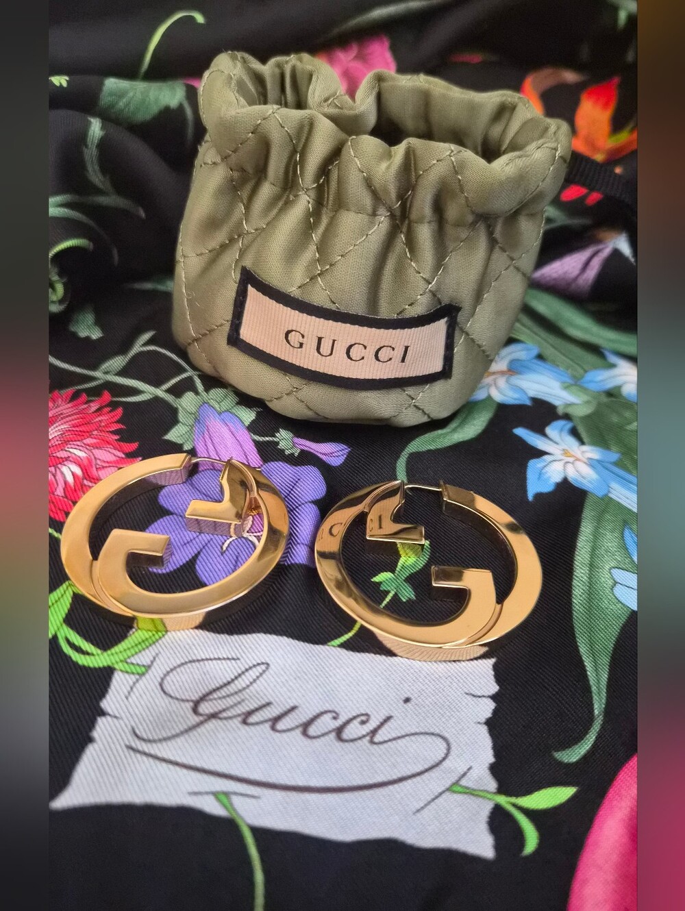 GUCCI Blondie Hoop Earrings